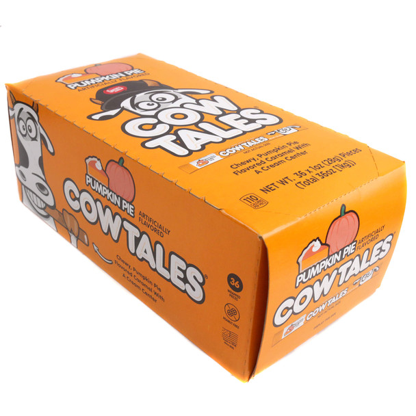 chewy Pumpkin Pie Cow Tales spiced pumpkin-cream center filling