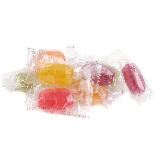 individually wrapped hard candy barrel from Roses Brands