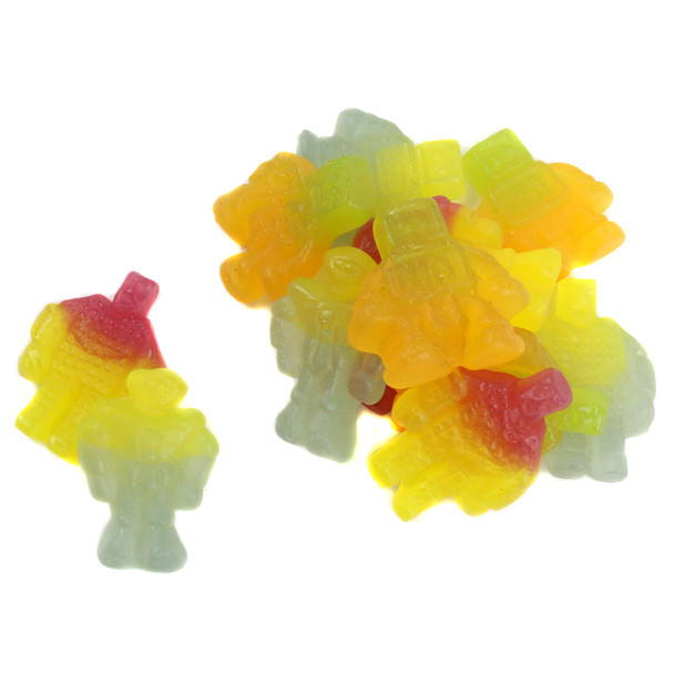 Bulk Vidal Gummy Robot candies two toned