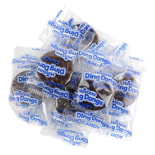 Bulk Palmer Hostess Mini Ding Dongs chocolate candies with soft white cream filling