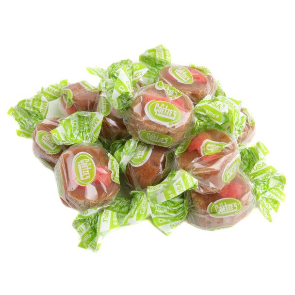 image of goetzes caramel creams apple wrapped candy