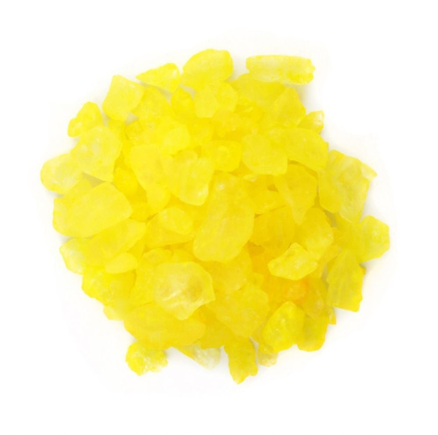 Yellow Rock Candy Crystals Lemon