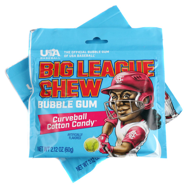 Big League Chew Curveball Cotton Candy