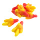 Gummy chicken feet candy, approx. 75 pieces per pound. Funny, unique treats for candy buffets, themed parties, gag gifts.