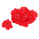 Vibrant red Albanese Cherry Gummy Bears, 145 wild cherry flavored gummies per pound, approximately 1 inch long.