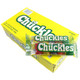 Chuckles Assorted 24 Pack jelly candy bars, red cherry, orange, green lime, yellow lemon, black licorice flavors, retro.
