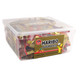 Haribo Gold Bears 54 mini packs, rainbow fruit gummy candy in small gold pouches.