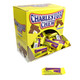 96 Charleston Chew Change Maker vanilla nougat mini candy bars, chocolate coating, in yellow wrappers. Chewy, gluten-free, retro candy.