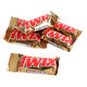 Gold-wrapped Twix Mini bars, approximately 44 per pound, with milk chocolate, caramel, and crunchy cookie.