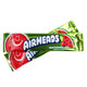Green wrapped Airheads Watermelon candy, 36 pieces, juicy flavor, gluten-free, vegan.