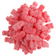 Rich red Jelly Belly Unbearably Hot Cinnamon gummy bears, spicy candy. Approx 85 pieces per pound.