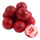 Dubble Bubble Very Cherry gumballs, red, approximately 45 per pound, filled with little cherry candies.