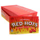 12-pack of 5.5oz Red Hots, spicy red cinnamon chewy candies in movie theater boxes.