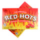 Red Hots 12 pack of 5.5oz movie theater boxes. Ferrara brand, spicy red cinnamon chewy candies.