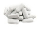 Black Licorice Ice Chalk candy, crispy white-coated, soft black licorice inside, peppermint flavor, approx. 160 pcs per lb.
