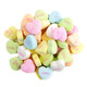 Small pastel rainbow Conversation Hearts, classic Valentine's Day candy with flirty phrases, approx 300 pieces per pound.
