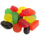 12-pack Jujyfruits Theater Boxes, 5oz each. Chewy red, orange, yellow, green, black fruity retro candy.