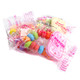 Individually wrapped, colorful candy watches, approx 35 per pound, ideal for birthday parties.