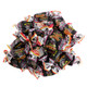 240 Albert's Black Cherry Chews, individually wrapped black chewy candy pieces.