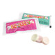 Individually wrapped Smarties Funsize candy rolls, assorted pastel colors: pink, yellow, blue, green, purple. About 145 per pound.