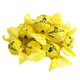 Yellow Napoleon Sour Lemon Hard Candy Bon Bons, individually wrapped, 65 pieces per pound.
