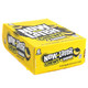 Bright yellow Now and Later Chewy Banana taffy, 24 packs of 6 pieces each, total 144 soft and chewy candies.