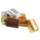 Hershey's Nuggets, assorted milk and dark chocolates, almond and toffee, gold and silver foil-wrapped, approx 43 per pound.