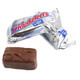 Bite-sized 3 Musketeers Fun Size candy bars. Fluffy nougat covered in rich milk chocolate, individually wrapped in silver.