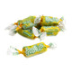 Bright yellow Lemon Lime Frooties chewy candy, approximately 140 pieces per pound.