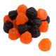 Orange, chewy Juju Pumpkins. Grape flavored Halloween candy, approximately 45 pieces per pound.