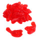 Vibrant red cherry-flavored gummy lobsters, chewy candy perfect for beach themes, delicious bulk treats.