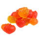 Albanese Gummy Pumpkins, smiling orange, yellow, red bulk Halloween candy, approx 35 festive gummies per pound.