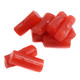 Red Finnska Strawberry Licorice Bites, approx. 60 chewy pieces per pound, imported from Finland, Non-GMO.