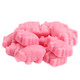 Large 2.2lb bag of pink gummy piglets, strawberry flavored, approx 198 count, soft chewy candy by Gerrit Verburg.