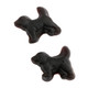 Black Licorice Beagles, unwrapped, bite-sized, sweet & salty black candy. Approx 80 beagles per pound from Holland.