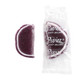 Grape Jelly Fruit Slices, individually wrapped, purple candy, approximately 32 per pound, Cavalier Candies.