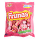 Albert's Frunas Watermelon Chews, 48 bright pink individually wrapped chewy candies.