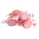 Taffy Town pink cinnamon salt water taffy, approx. 65 gluten-free pieces per pound, USA made, for baby girl showers.