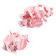Taffy Town pink Cranberry Raspberry Salt Water Taffy, sweet and tart berry flavor, approx 65 pieces per pound.