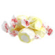 Yellow Lemon Cream Salt Water Taffy by Taffy Town, approximately 65 sweet & tart whipped pieces per pound.