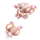 Taffy Town Salt Water Taffy, Root Beer Float flavor. Swirled brown and white whipped taffy, approx 65 pieces per pound.