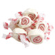 Taffy Town Red Velvet Cake Salt Water Taffy, swirled red & white pieces, approx. 65 per pound, Valentine's Day candy.