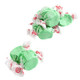 Vibrant green apple salt water taffy. Approx 65 pieces per pound, USA made. Perfect for St. Patrick's Day candy.