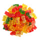 Haribo Goldbears Gummy Bears, colorful yellow, orange, and red bear-shaped candies, approx 185 chewy pieces per pound.