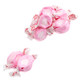 Pink Salt Water Taffy Bubble Gum, creamy Taffy Town candy, approx. 65 bulk wrapped pieces.