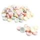 Bulk unwrapped Smarties pressed candy, rainbow colors, approximately 900 pieces per pound.