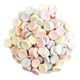 Unwrapped bulk Smarties candy, rainbow colors, tart and sweet, approximately 900 per pound, for candy buffets.