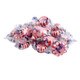 Bold red, individually wrapped Spi-C Cinnamon Mints, hard candy with cinnamon and peppermint flavors, approx 90 per pound.