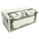 Bartons Million Dollar green and gold foil wrapped milk chocolate bars, 12 count box.
