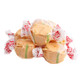 Green and orange Taffy Town Salt Water Taffy, Chili Mango flavor, about 65 chewy, juicy pieces per pound.
